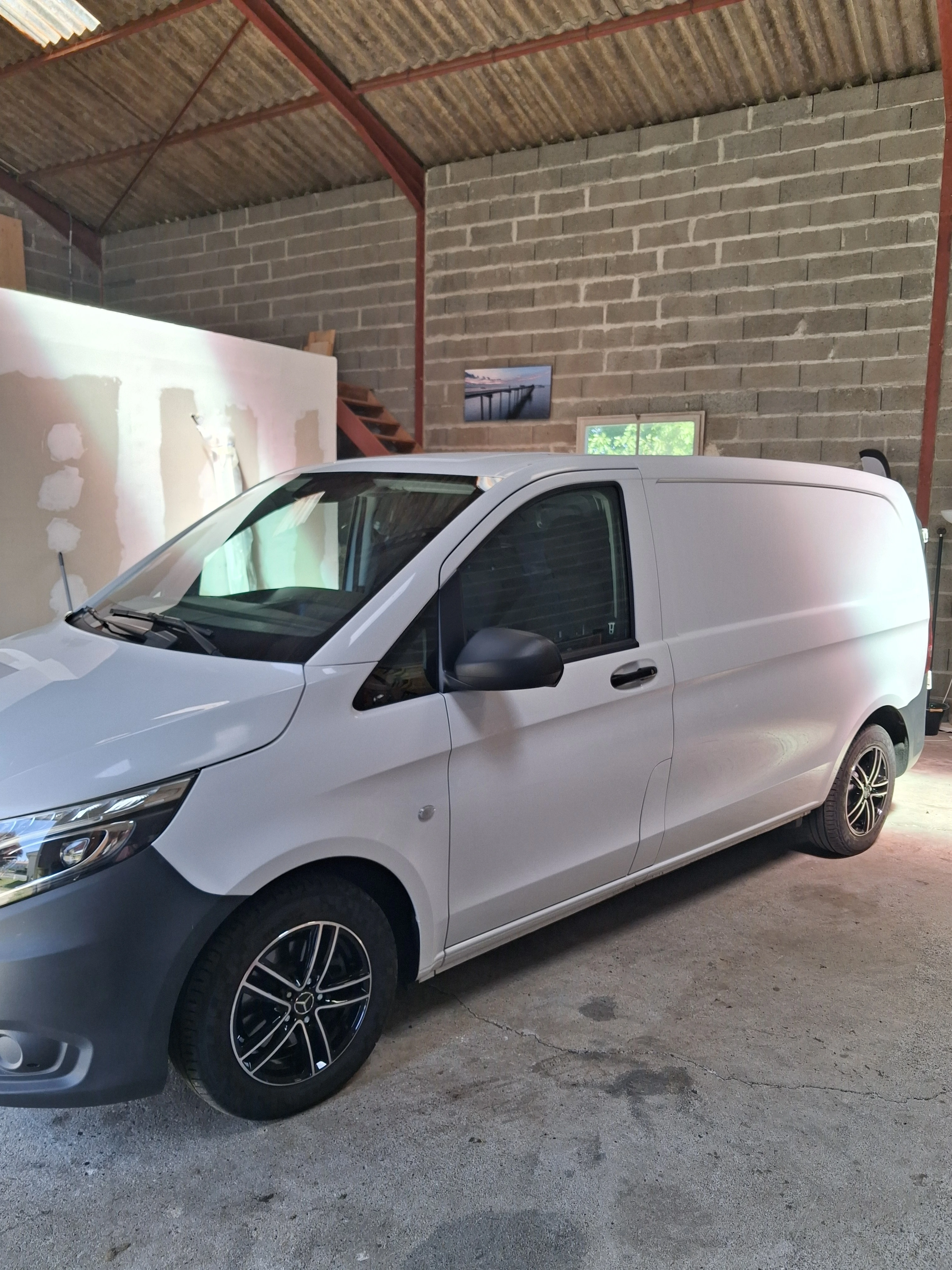 Pose jantes aluminium van